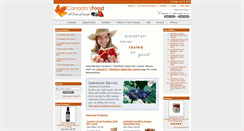 Desktop Screenshot of canadasfood.com
